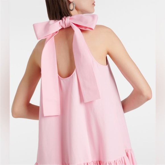 New Staud Marlowe Neck Tie Tiered Maxi Dress size XS - Picture 6 of 17